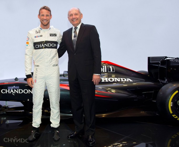Jenson Button Ron Dennis